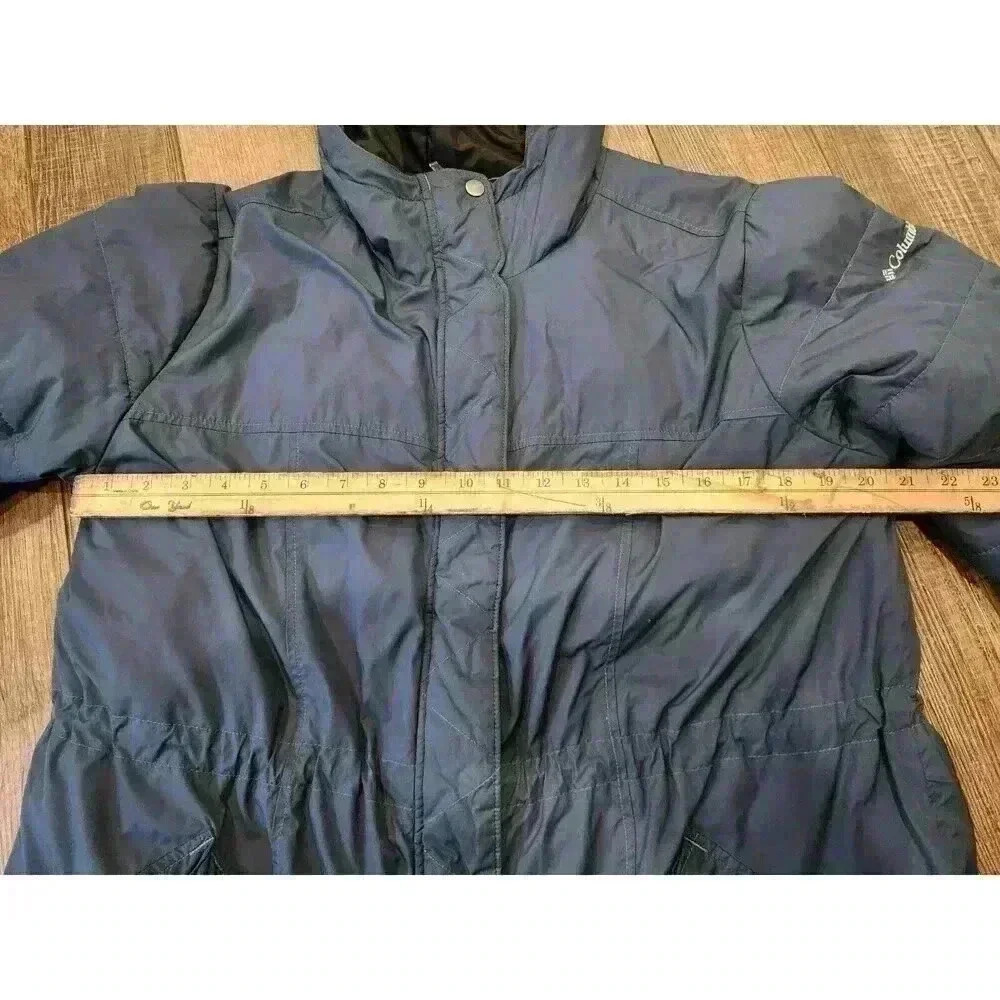 Columbia Windbreaker Jacket Women's XL Navy Blue Adjustable Waist Lightweight - Picture 5 of 5